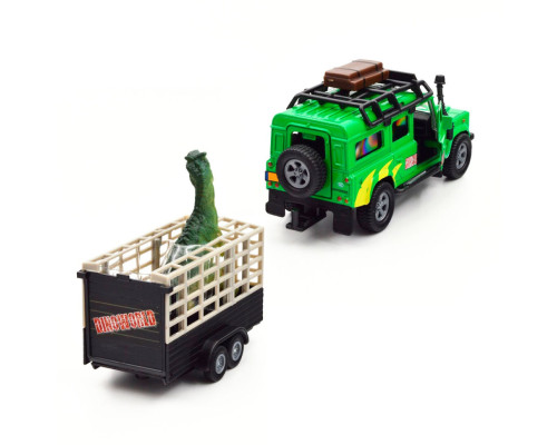 Игровой набор Land Rover TechnoDrive 520178.270 с прицепом и динозавром