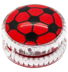 Дитяча іграшка Йо-йо "Футбольний м'яч" М 5641(Red) 5,5 см, світло