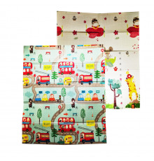 Термокилимок двосторонній Транспорт K6601-1, 120х180 см