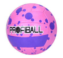 М'яч волейбольний MS 3814(Pink) діаметр 21 см, ПВХ, 260-280 грам