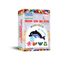 Детский набор для творчества. Магниты с термомозаики "Морские" TM-003, 5 фигур