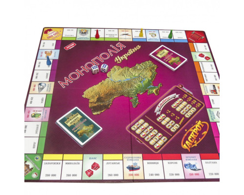 Настільна гра "Монополія Україна" 0734ATS укр. мовою