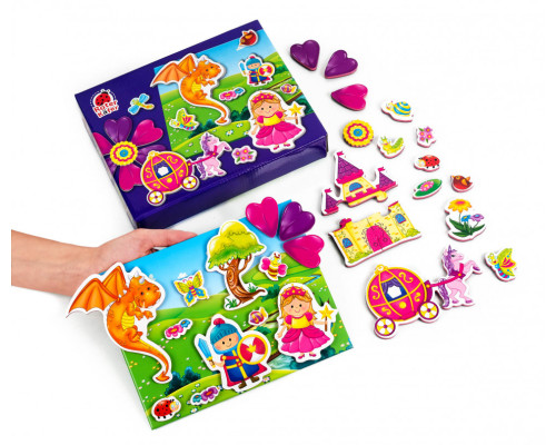 Дитяча настільна гра "Принцеса і лицар" RK2070-01 магнітна