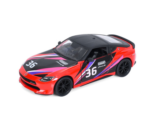 Машинка інерційна 2023 Nissan Fairlady Z KT5443WF(Red) 1:36, 12 см, відчиняються двері
