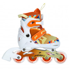 Детские раздвижные ролики A4156-S-OR, размер 31-34