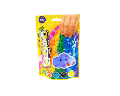 Кінетичний пісок "KidSand" KS-03-03 пакет 400 гр Синій
