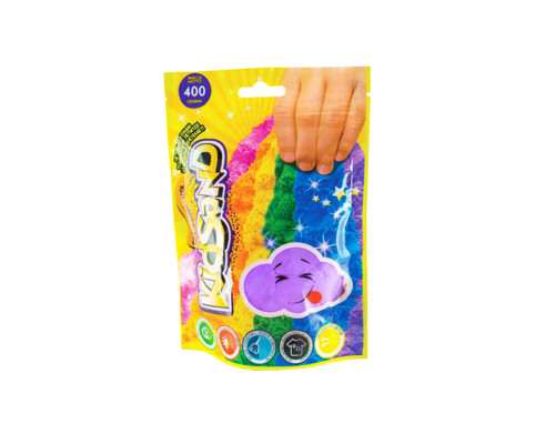 Кінетичний пісок "KidSand" KS-03-03 пакет 400 гр Фіолетовий