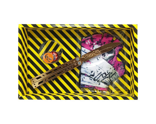 Сувенирные ножи деревянные набор BOX "Бабочка LEGASY" BALL-B