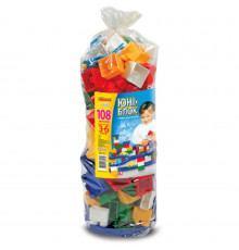 Конструктор дитячий "Юні-Блок" 70132U 108 деталей, паяний пакет