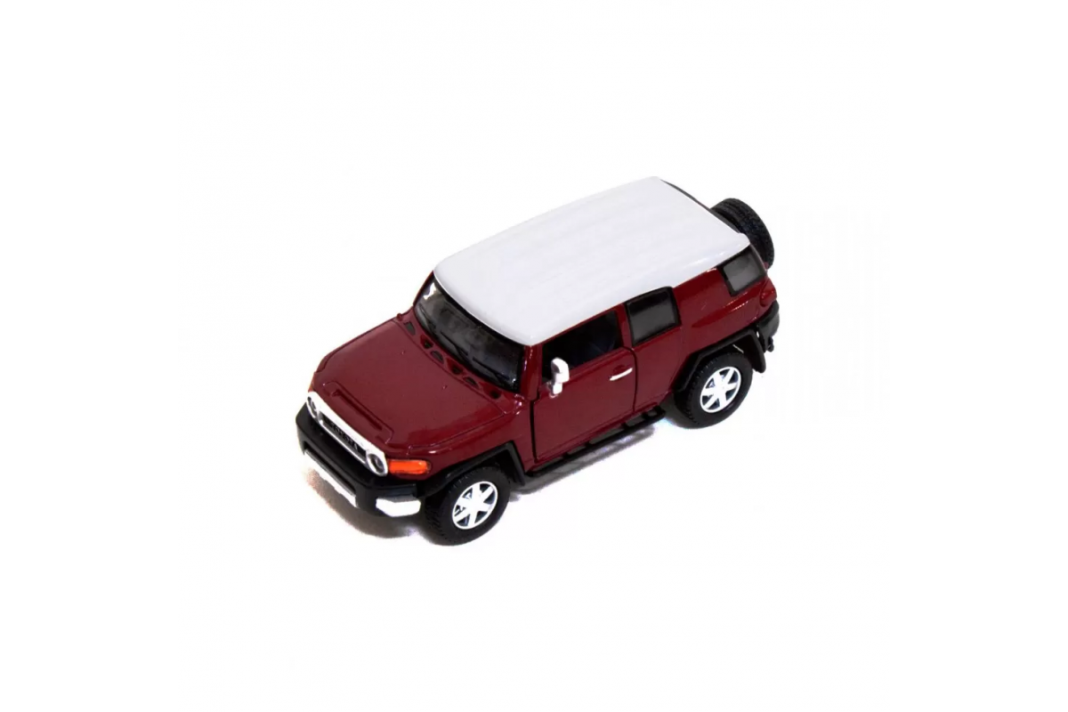 Дитяча залізна машинка TOYOTA FJ CRUISER КТ5343, інерційна  Червоний