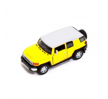 Дитяча залізна машинка TOYOTA FJ CRUISER КТ5343, інерційна  Жовтий