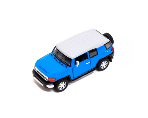 Детская железная машинка TOYOTA FJ CRUISER КТ5343, инерционная Синий