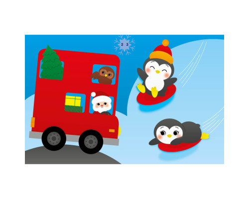 Набор для творчества "Аппликации наклейками Зайчик" 1655005, 30 наклеек