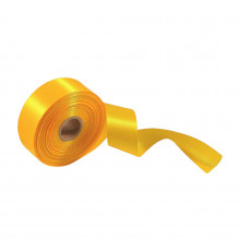 Атласна стрічка для рукоділля АБ-343, 2,5 см x 23 м, Світло-жовтий