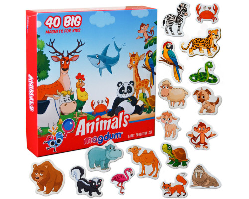 Набір магнітів Magdum Тварини ML4031-16 EN