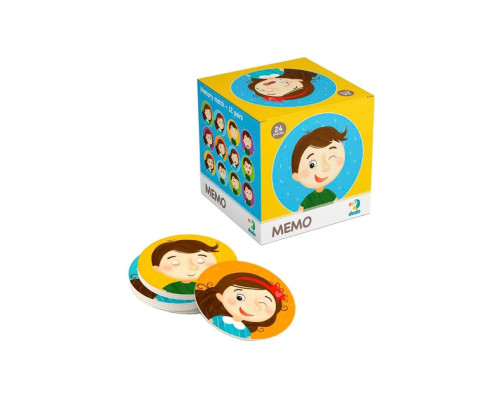 Дитяча настільна гра Мемо "Емоції" DoDo 300144, 24 елемента