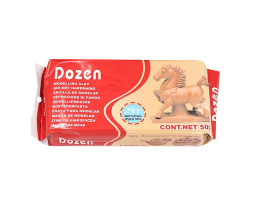 Масса для лепки "Dozen" DSCN0666 коричневая 500 грамм