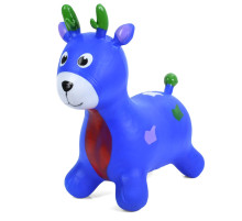 Детская игрушка-прыгун "Олененок" MS 3259(Blue) резина, до 20 кг