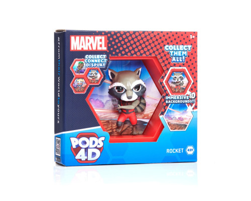 Колекційна фігурка Ракета WOW! PODS 4D MVL-1038-12 серії "Марвел"