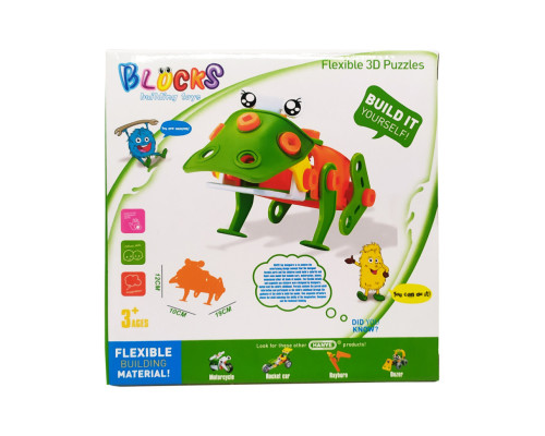 Конструктор-механік "Жабка" HANYE J-7711, 44 елементи