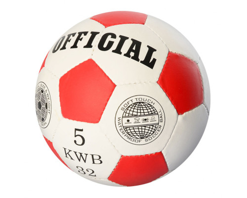 М'яч футбольний OFFICIAL 2500-203 розмір 5  Червоний