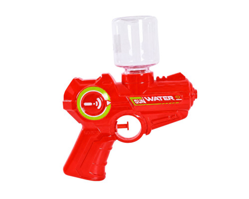 Детский игровой Водный пистолет 8013A(Red) пластик, 15 см, с бутылкой