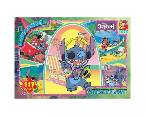 Дитячий пазл "Stitch" SC608 постер 117 елементів
