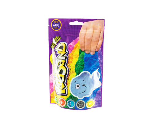 Кінетичний пісок "KidSand" KS-03-02 пакет 600 гр Синій