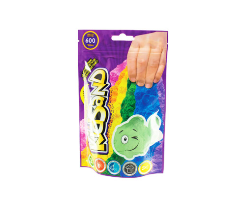 Кінетичний пісок "KidSand" KS-03-02 пакет 600 гр Зелений