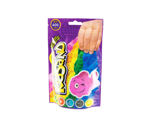 Кінетичний пісок "KidSand" KS-03-02 пакет 600 гр Рожевий