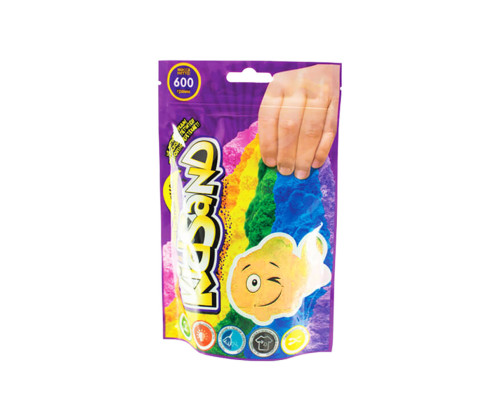 Кінетичний пісок "KidSand" KS-03-02 пакет 600 гр Жовтий