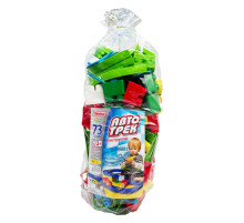 Конструктор детский "Автотрек" 70262, 73 детали, паяный пакет