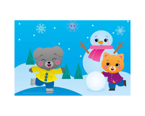 Набор для творчества "Аппликации наклейками Кошечка" 1655001, 30 наклеек