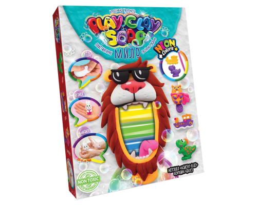 Набор креативного творчества "Пластилиновое мыло" Play Clay Soap PCS-03 средний Лев