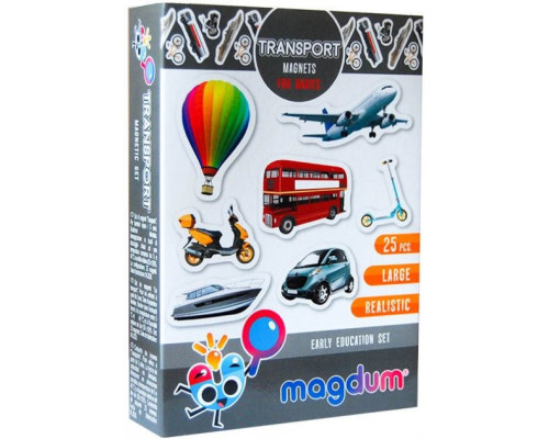 Набір магнітів Magdum Транспорт ML4031-17 EN