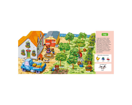 Мій перший словничок "На фермі" Ранок 116031 з віконцями