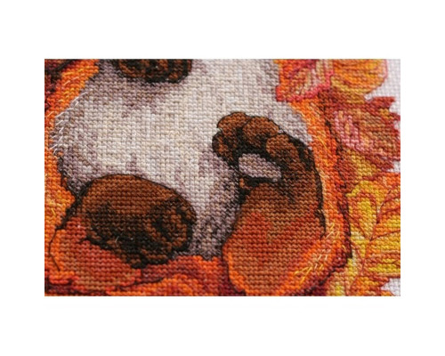 Набор для вышивания крестиком "Первая осень" AH-112, 36 х 24 см