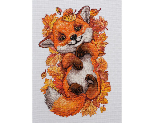 Набор для вышивания крестиком "Первая осень" AH-112, 36 х 24 см