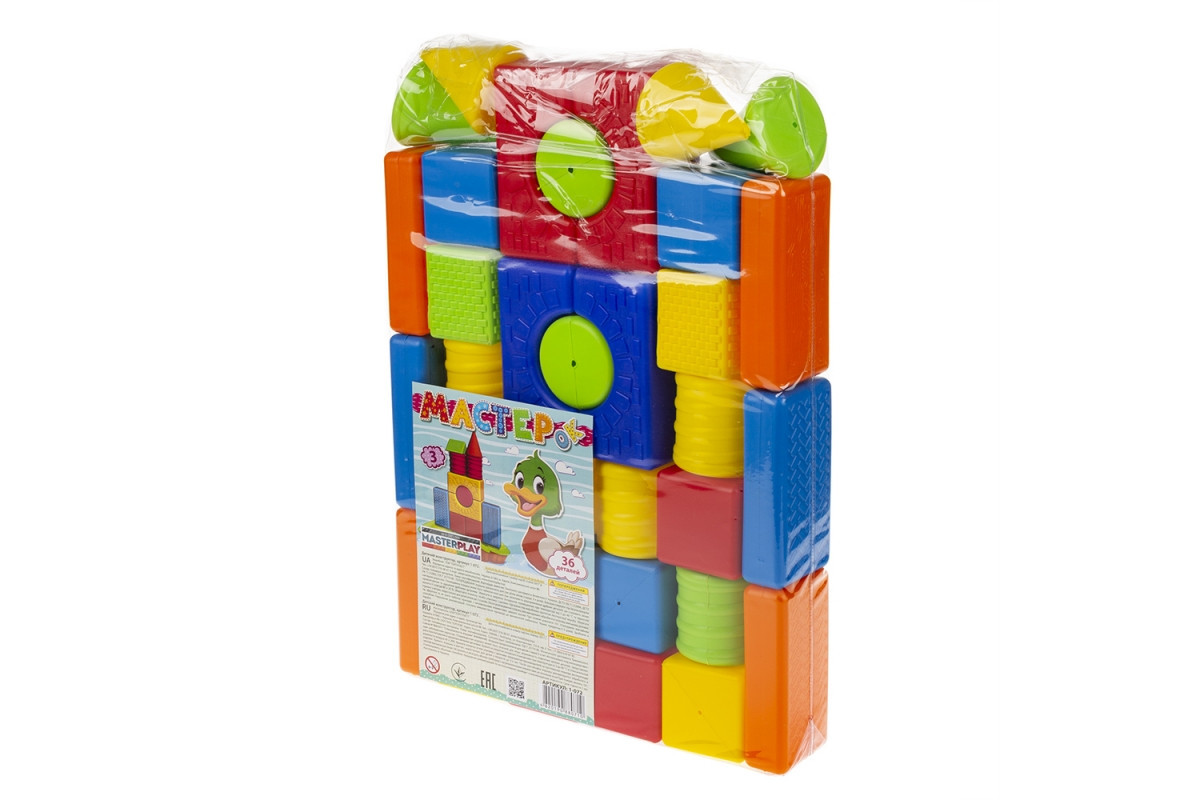 Конструктор Мастерок №3 1-072 36 деталей Конструктор Мастерок №3 1-072 36 деталей