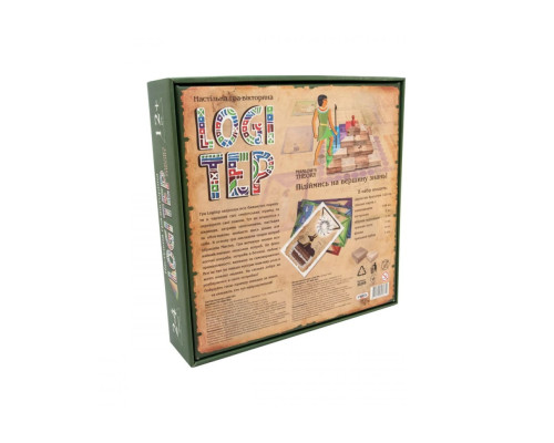 Настільна гра-вікторина "Logi Tep" Strateg 30269 українською мовою