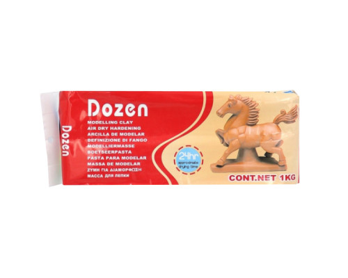 Маса для ліплення "Dozen" DSCN0669 коричнева 1 кілограм