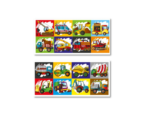 Дитяча розмальовка "Техніка" РМ-68-06, 16 наліпок