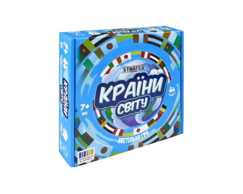 Карткова гра "Країни світу" 30952 інструкція, 220 карток