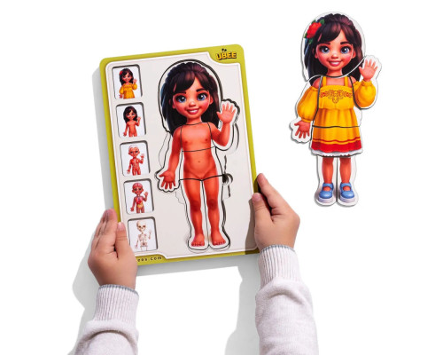 Деревянный пазл-вкладыш "Анатомия человека - девочка-2" (ПСД263) PSD263 строение тела