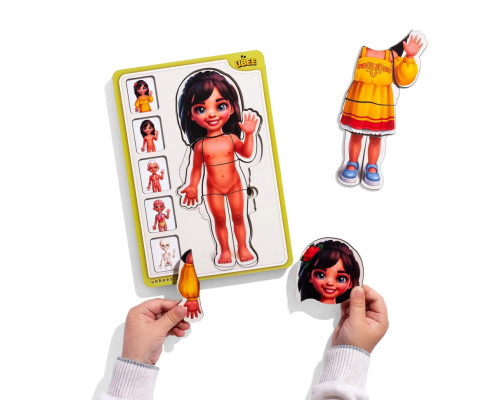 Деревянный пазл-вкладыш "Анатомия человека - девочка-2" (ПСД263) PSD263 строение тела