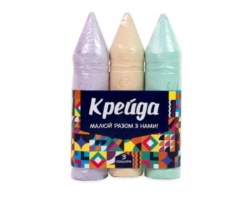 Крейда "Олівець" 50123, 3 штуки