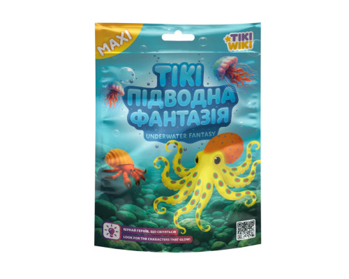 Стретч-іграшка Підводна фантазія Tiki Wiki SQ009 серії Maxi, у вигляді тварини