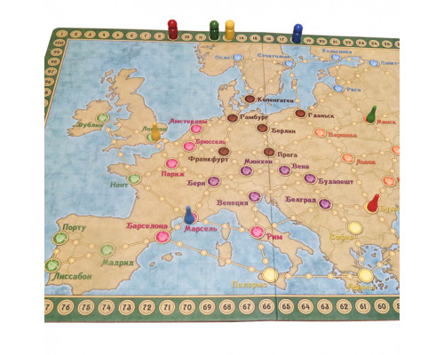 Настільна гра "Галопом по Європах" 0840 розвиваюча