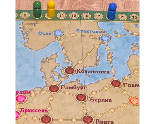 Настільна гра "Галопом по Європах" 0840 розвиваюча