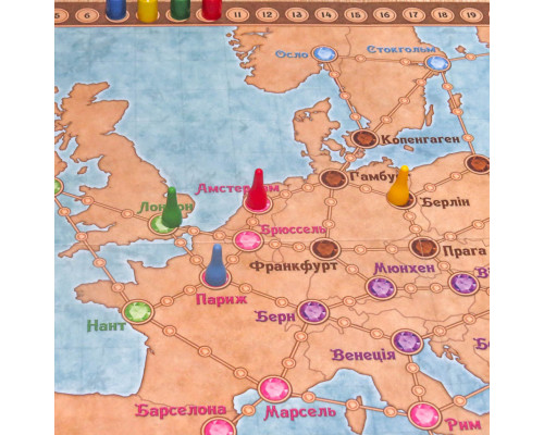 Настільна гра "Галопом по Європах" 0840 розвиваюча
